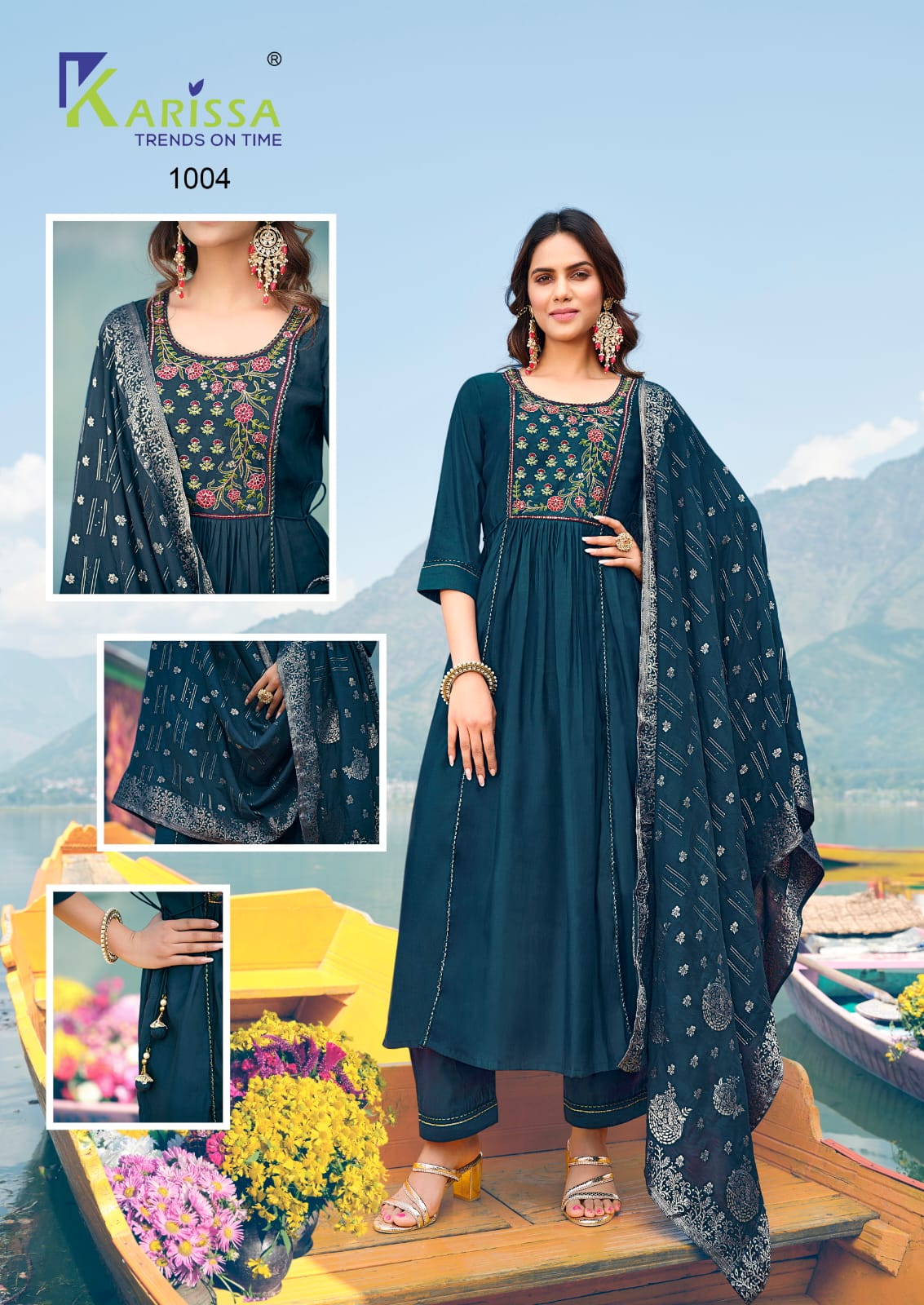Saaraa By Karissa Heavy Designer Kurti With Bottom Dupatta Catalog